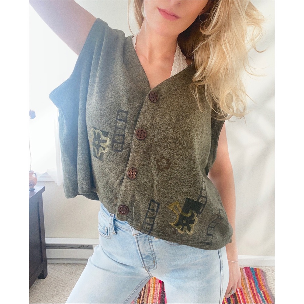 Blue Fish Women's 95’ Vintage Hand-Painted Vest